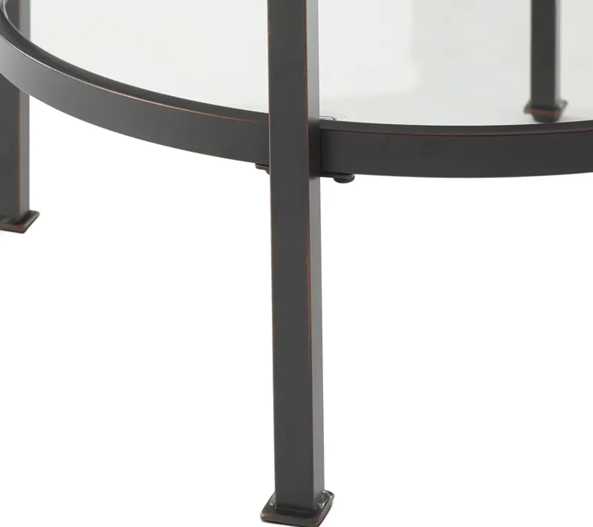 Shea End Table - Bronze