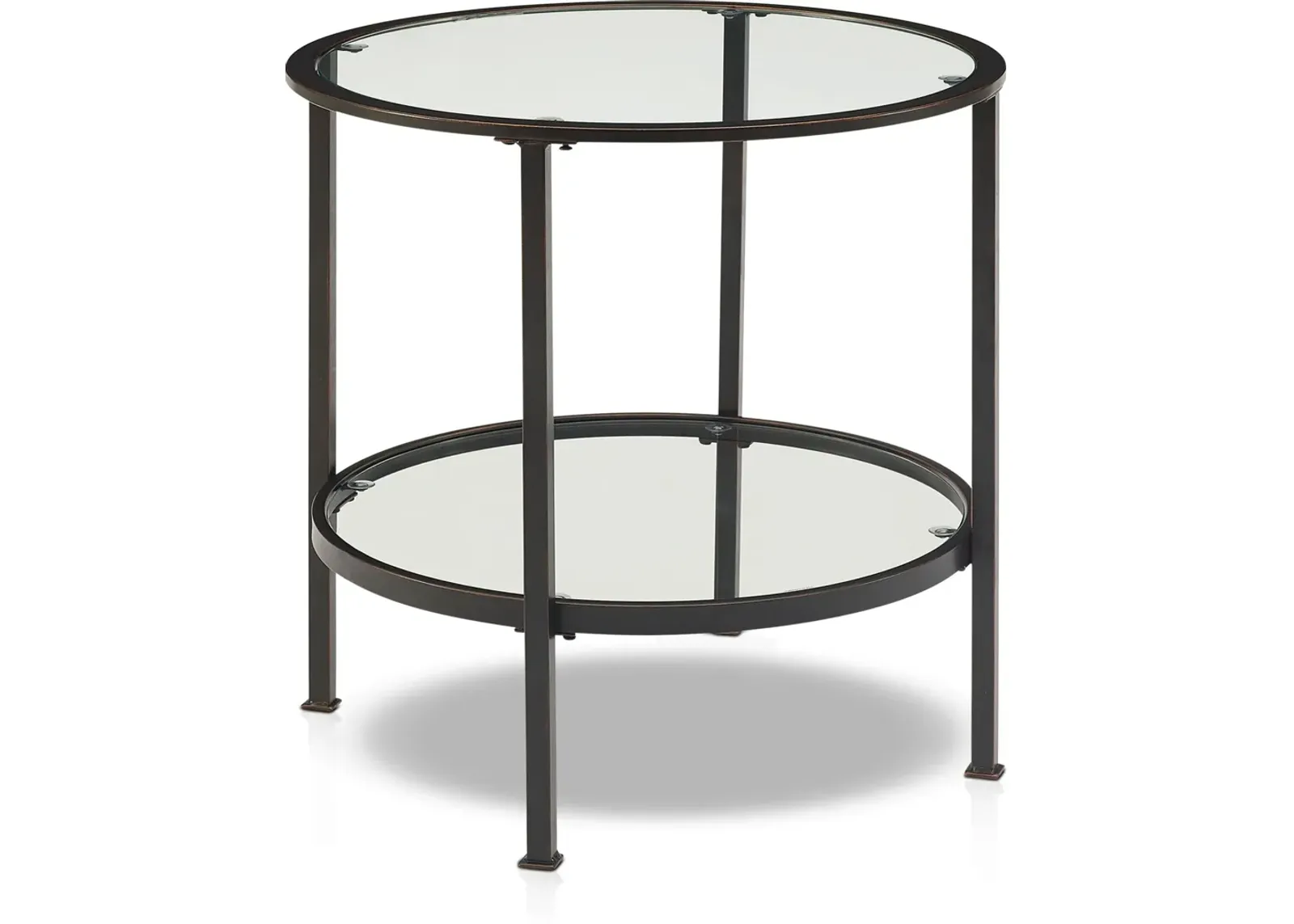 Shea End Table - Bronze