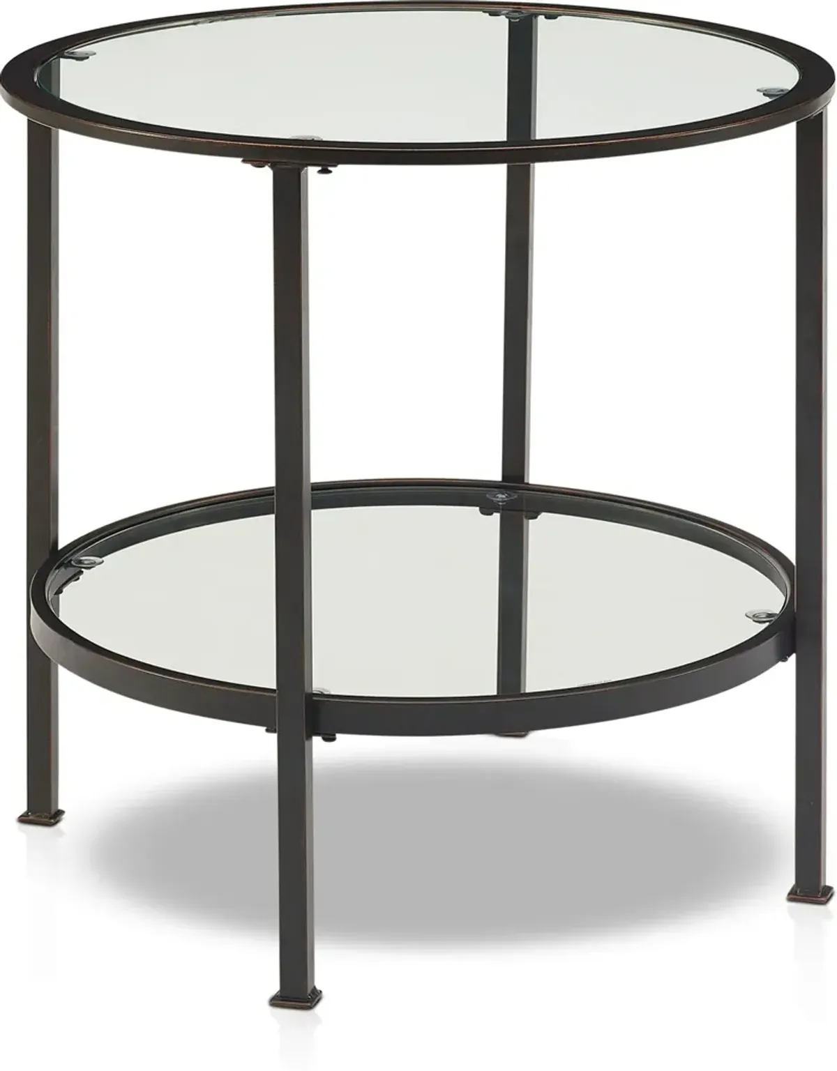 Shea End Table - Bronze