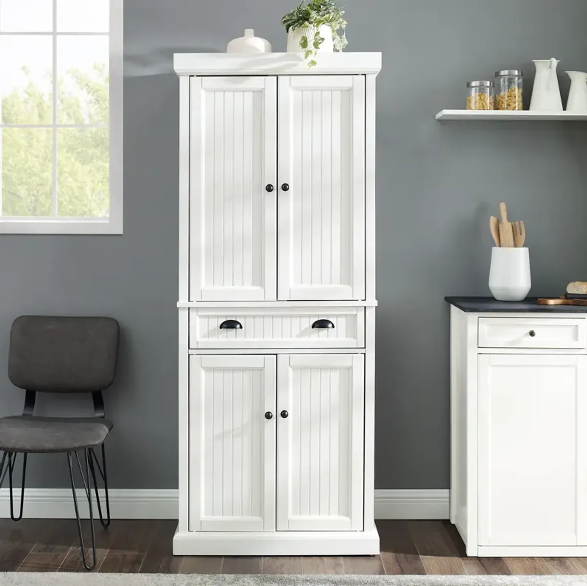 Deluz Kitchen Pantry - White