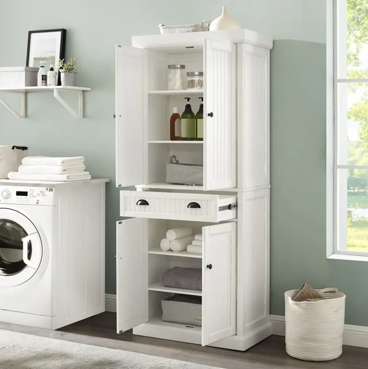 Deluz Kitchen Pantry - White