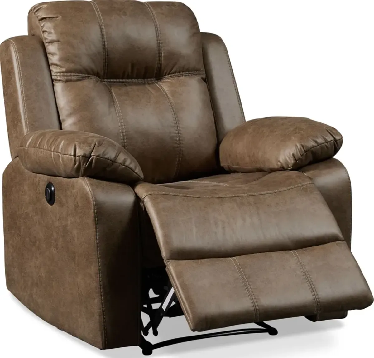 Luka Power Recliner - Mushroom