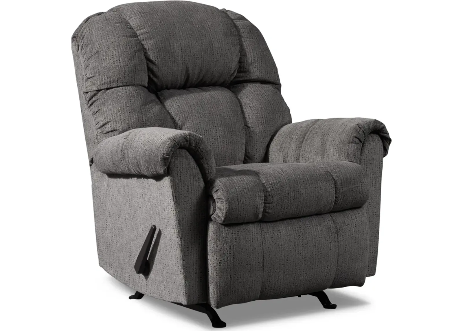 Clyde Manual Recliner - Charcoal