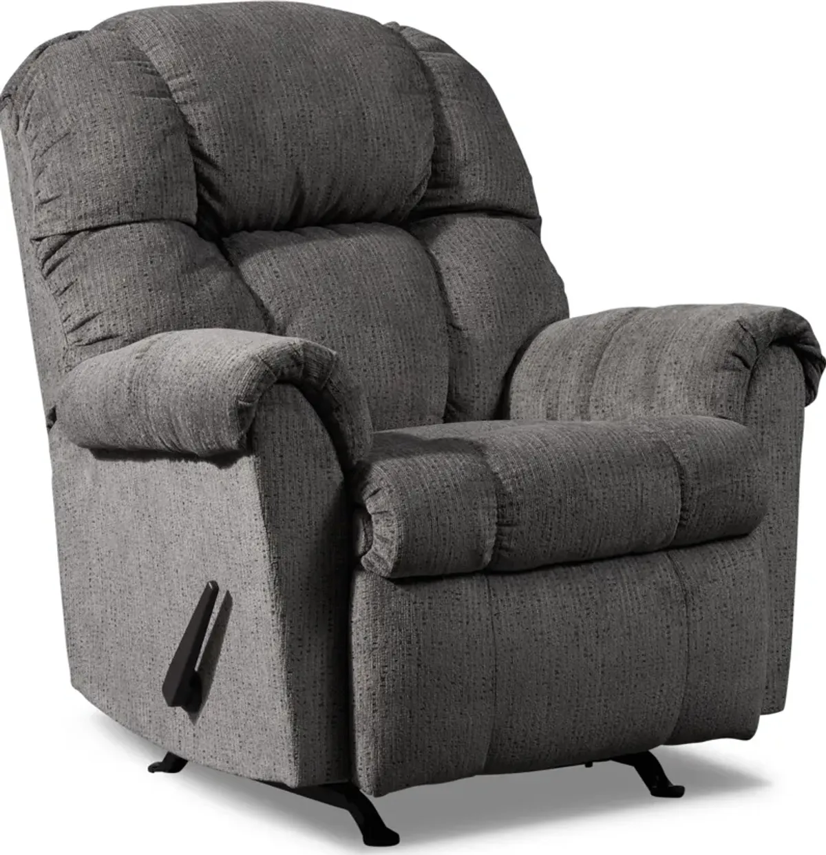 Clyde Manual Recliner - Charcoal