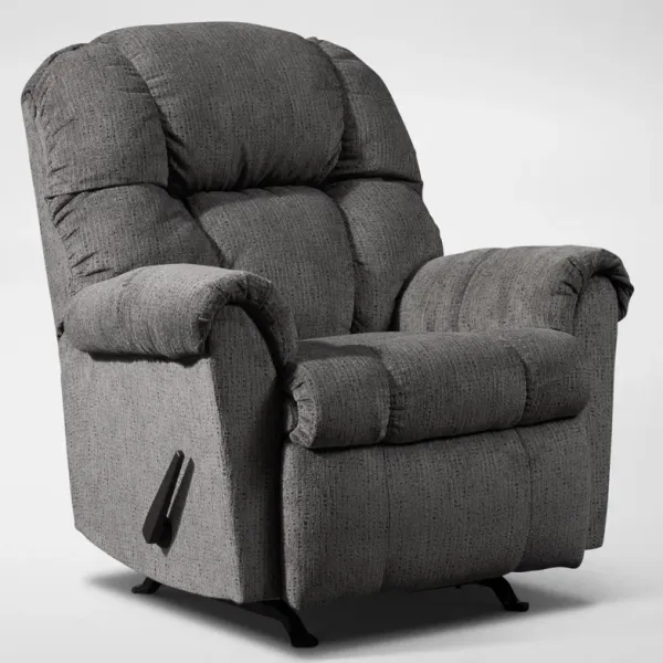 Clyde Manual Recliner - Charcoal