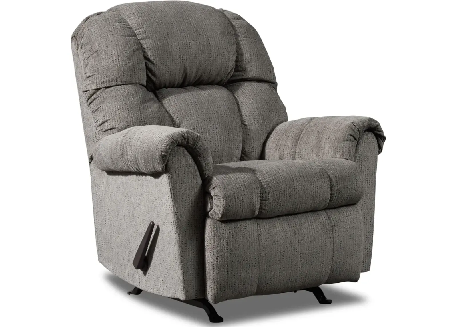 Clyde Manual Recliner - Light Gray