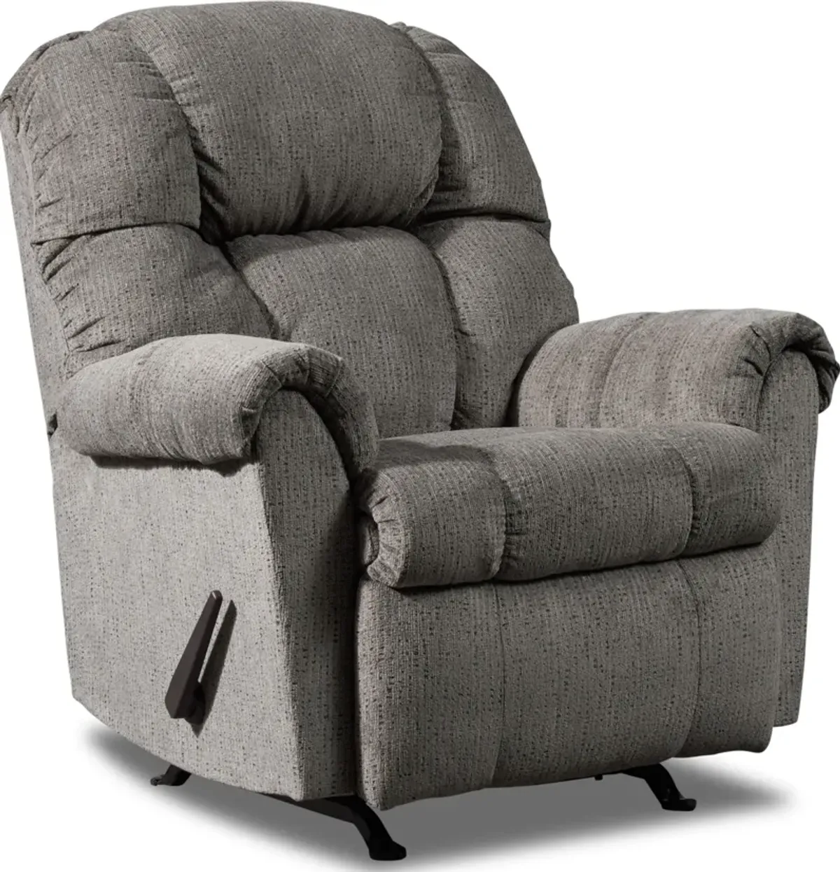 Clyde Manual Recliner - Light Gray