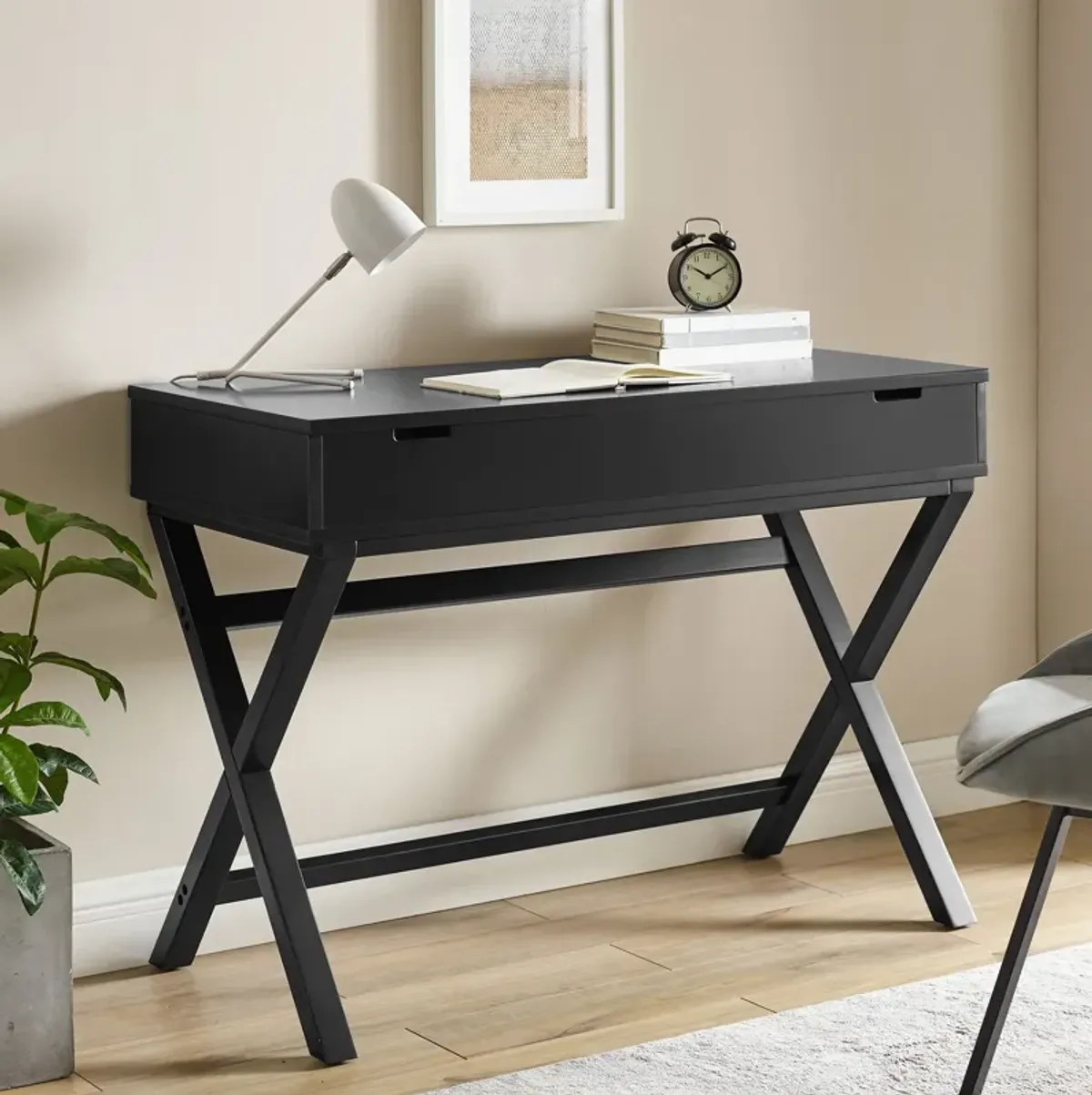 Shelby Lift-Top Desk - Black