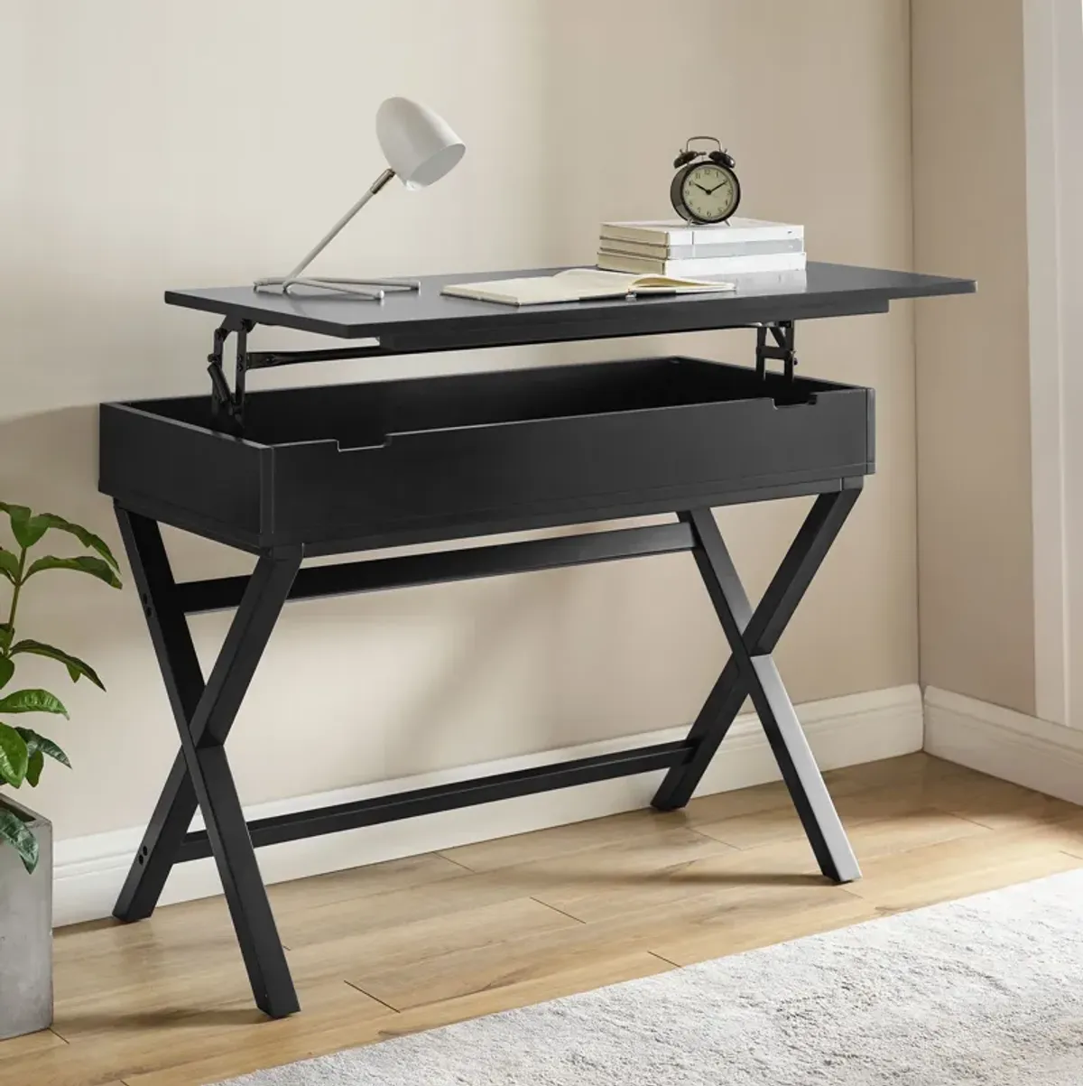 Shelby Lift-Top Desk - Black