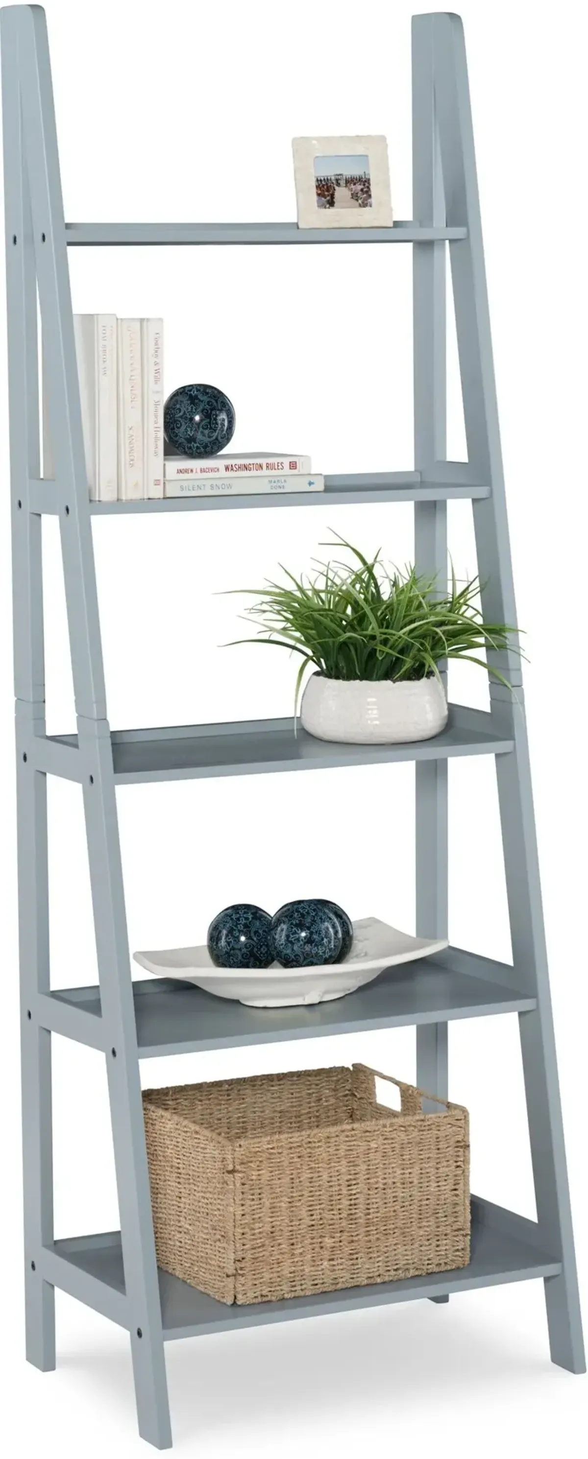 Davis Bookcase- Gray