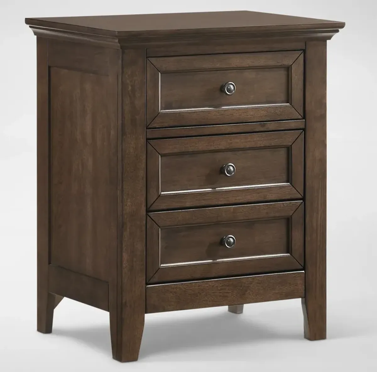 Lincoln Nightstand with USB Charging - Hickory