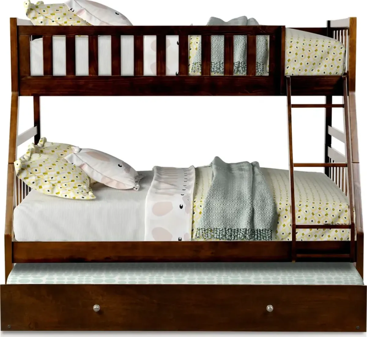 Scout Twin Over Full Trundle Bunk Bed - Espresso