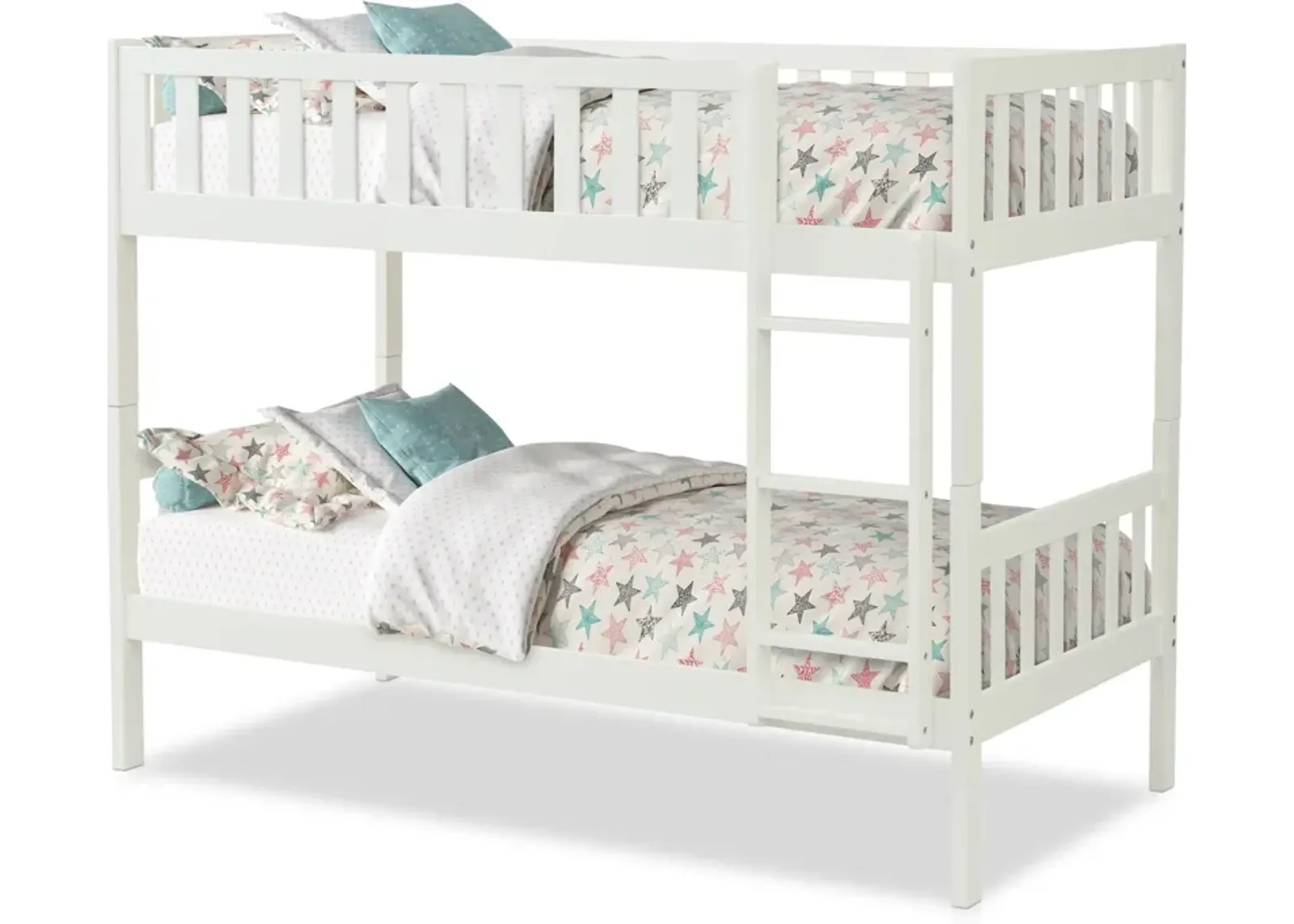 Scout Twin Over Twin Bunk Bed - White