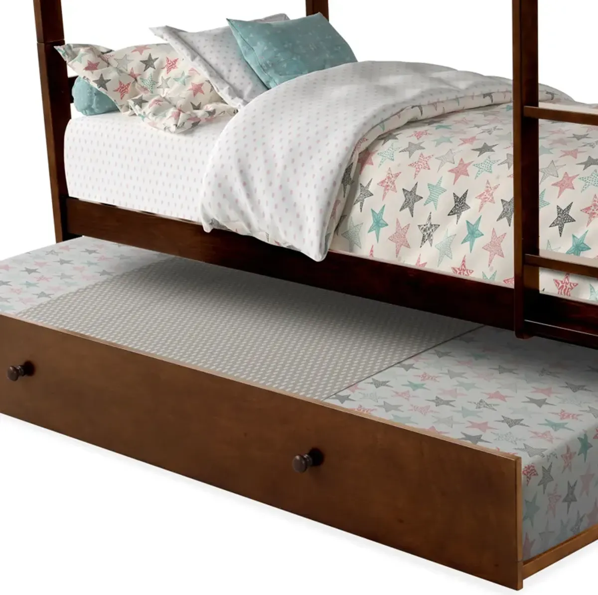 Scout Twin Over Twin Trundle Bunk Bed - Espresso