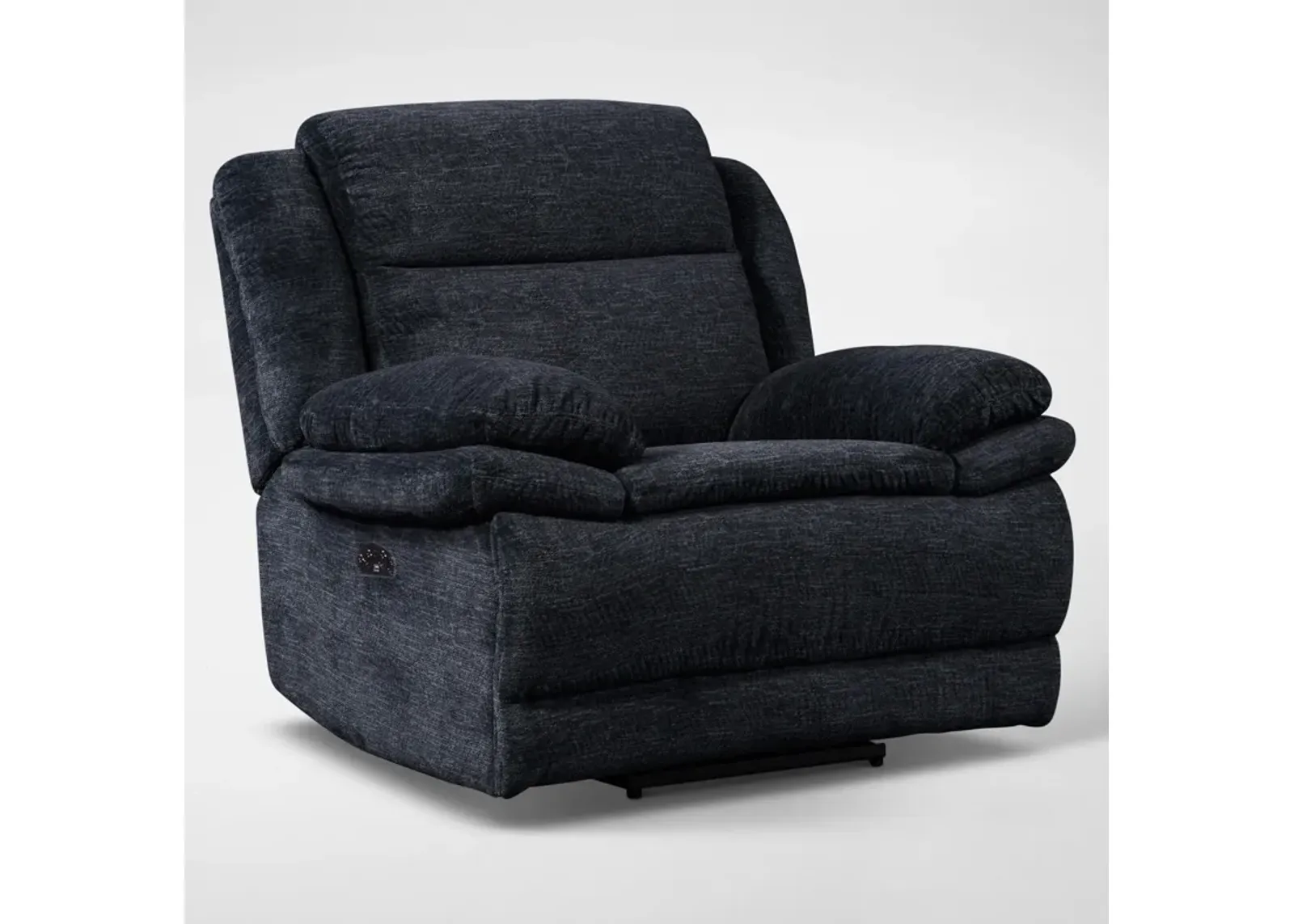 Pacific Dual-Power Recliner - Charcoal