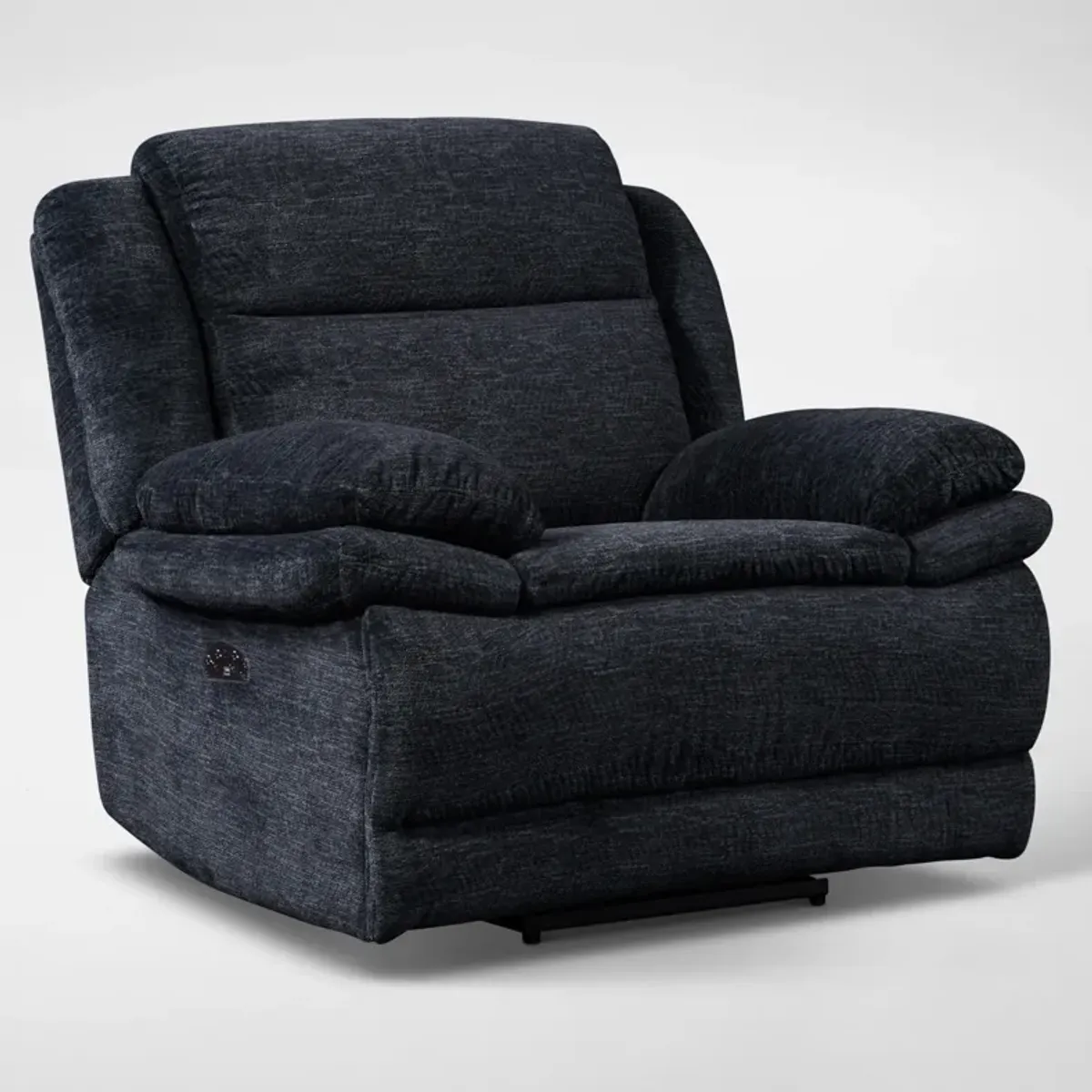 Pacific Dual-Power Recliner - Charcoal