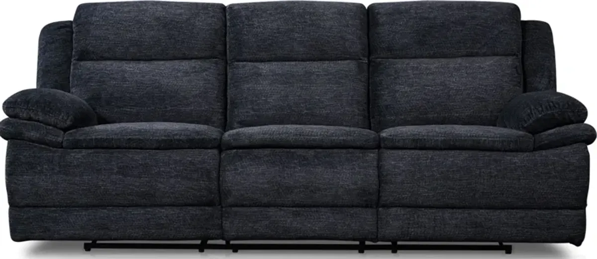 Pacific Manual Reclining Sofa - Charcoal