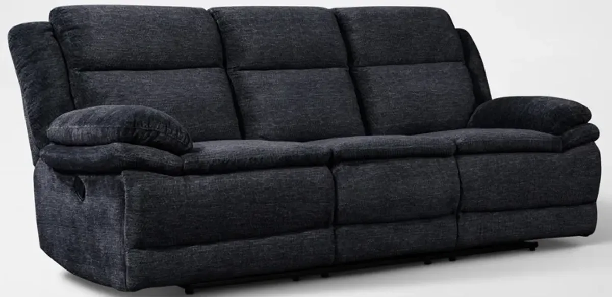 Pacific Manual Reclining Sofa - Charcoal