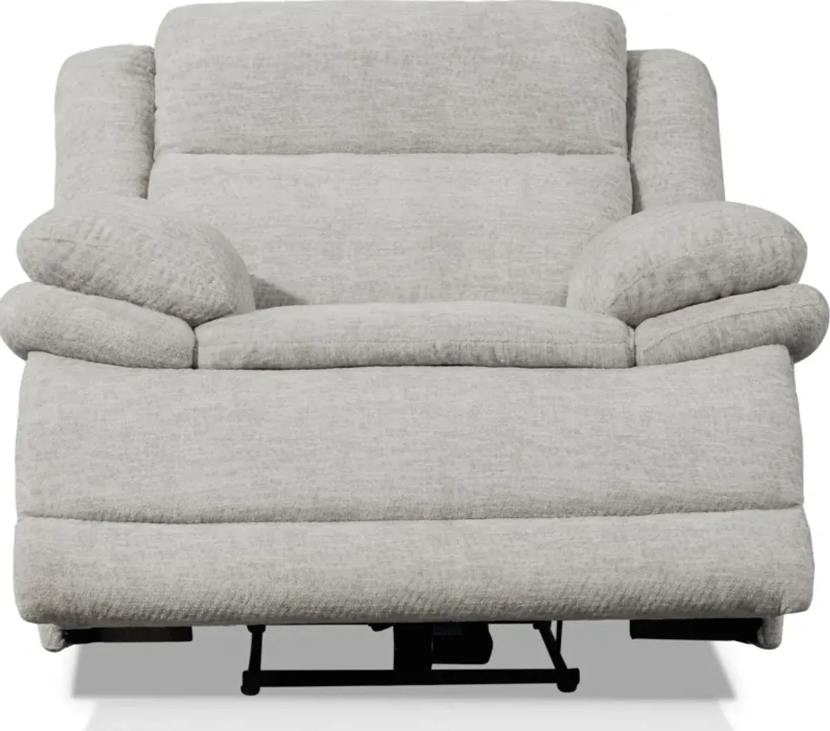 Pacific Dual-Power Recliner - Light Gray