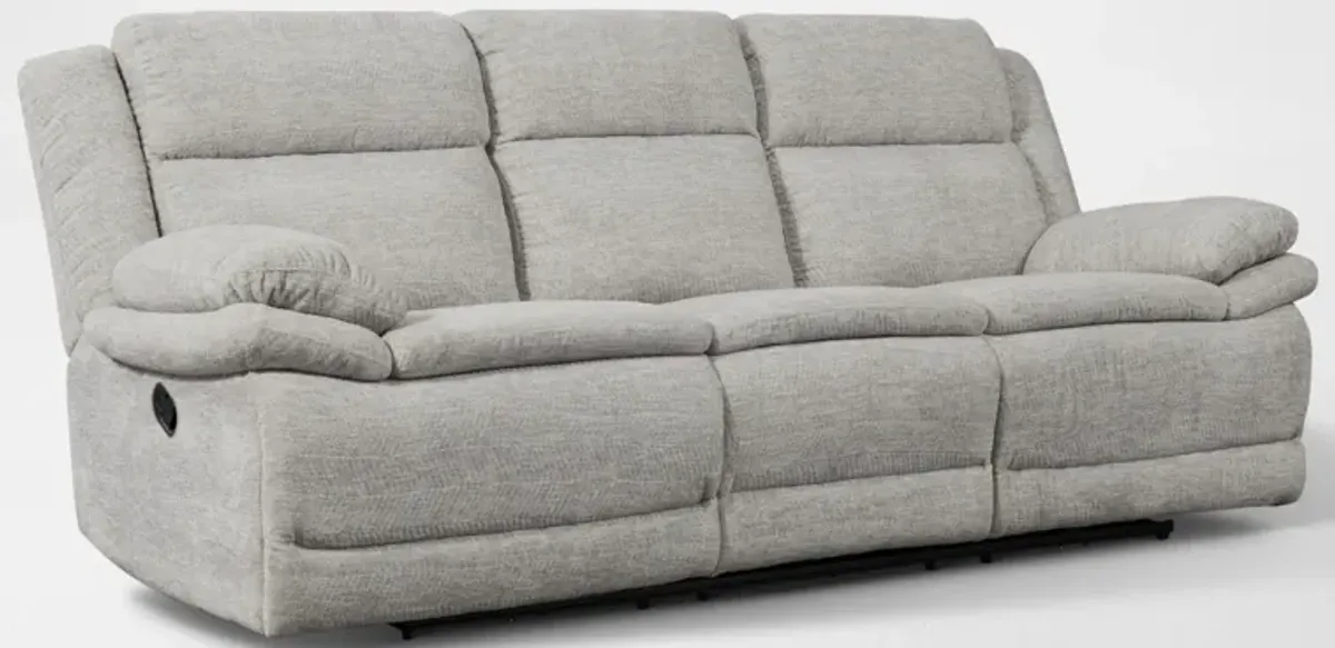 Pacific Manual Reclining Sofa - Light Gray