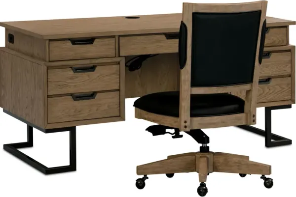 Monroe Desk and Office Chair Set