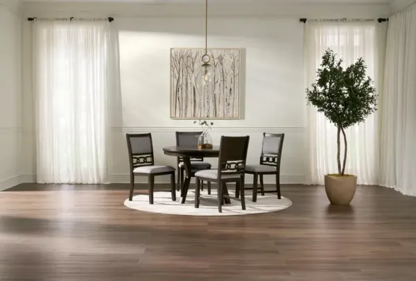 Pearson Dining Table and 4 Dining Chairs - Cocoa