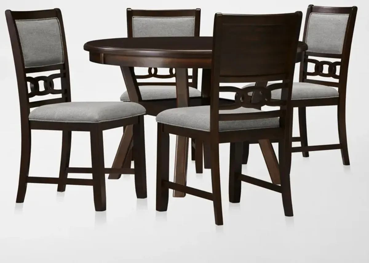 Pearson Dining Table and 4 Dining Chairs - Cocoa