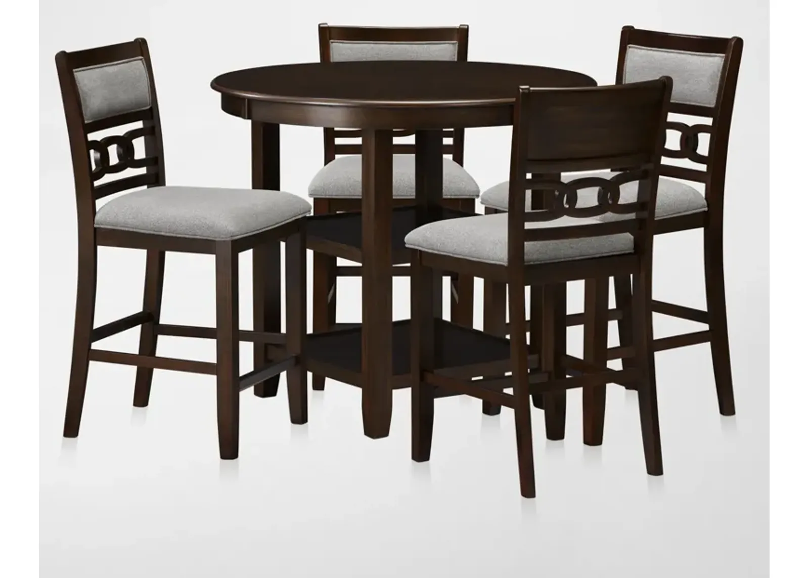 Pearson Counter-Height Dining Table and 4 Stools - Cocoa