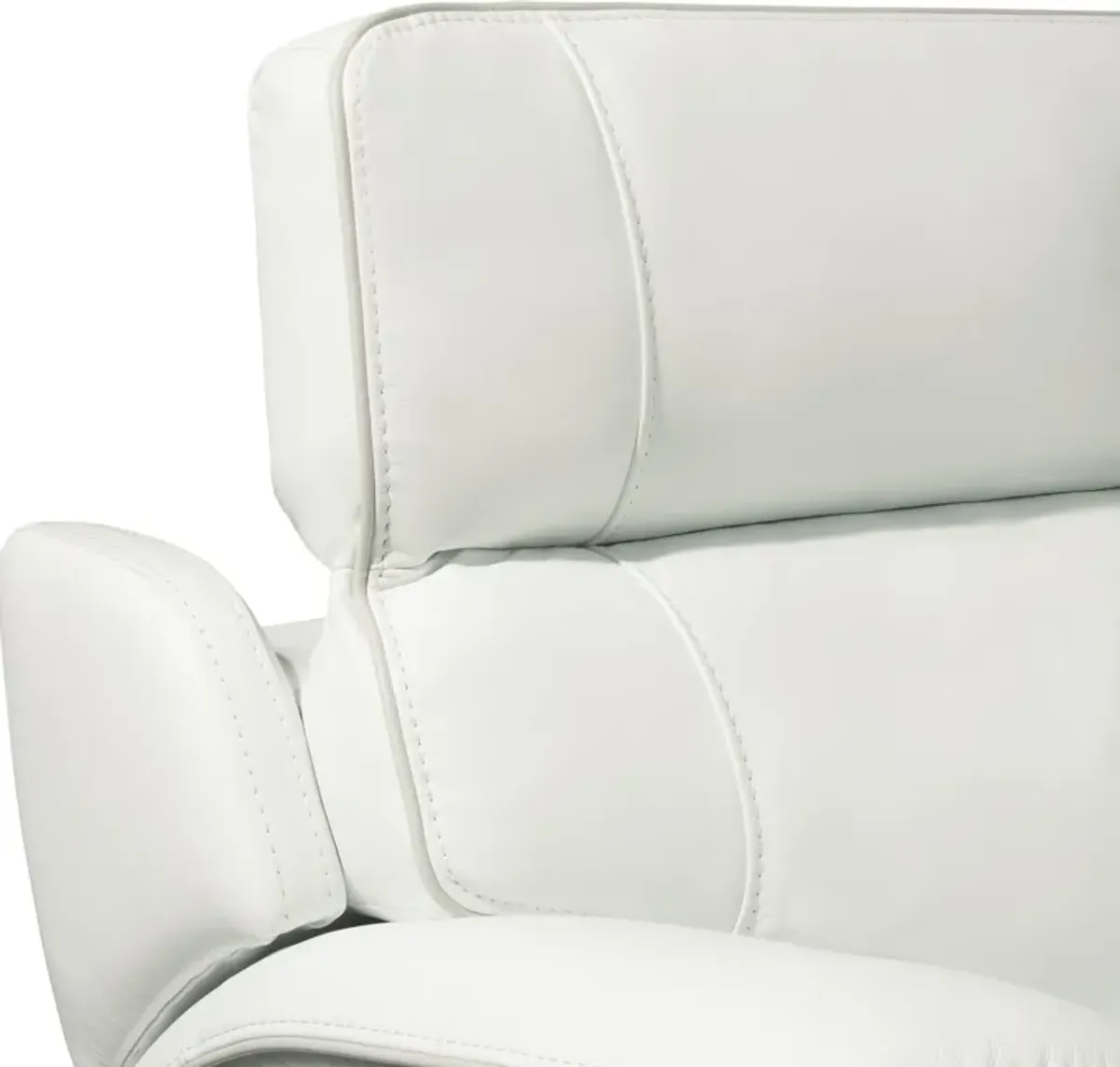 Devon 6-Piece Dual-Power Reclining Sectional with 3 Reclining Seats - White