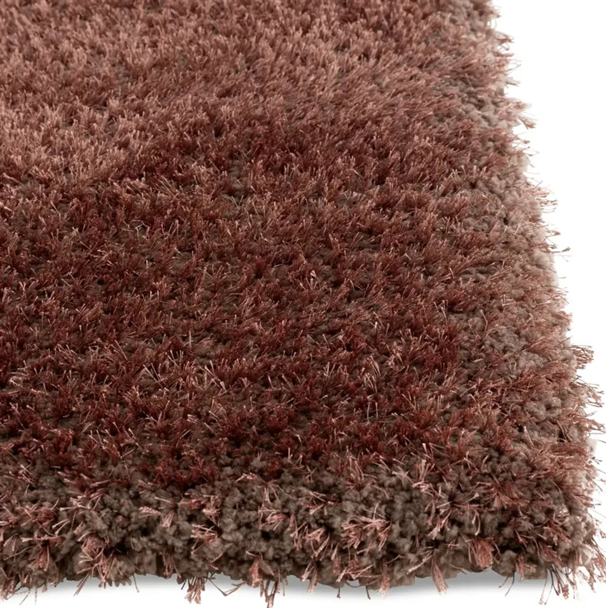 Merino Plush Shag 5 x 7 Area Rug - Coffee