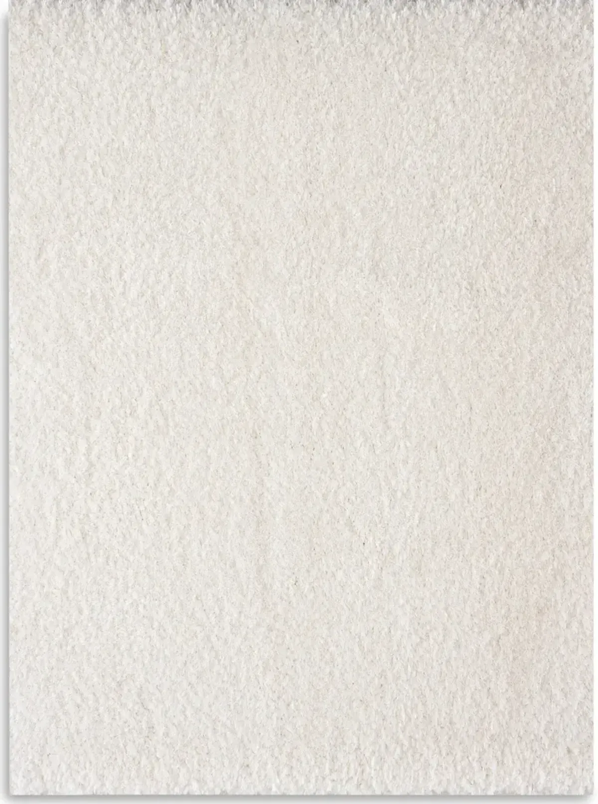 Merino Plush Shag 5 x 7 Area Rug - White