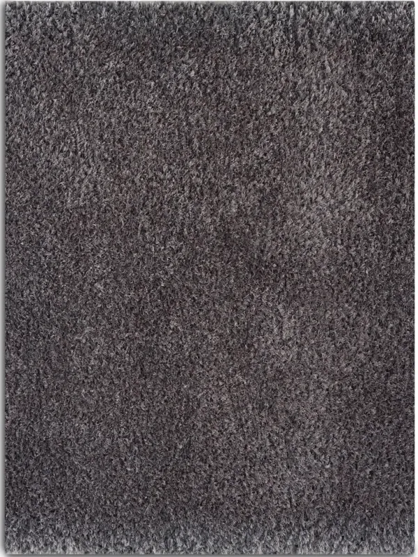 Merino Plush Shag 5 x 7 Area Rug - Gray
