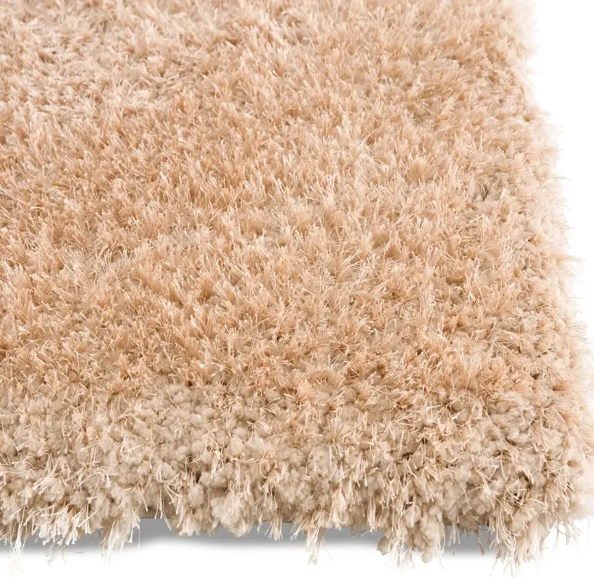 Merino Plush Shag 8 x 10 Area Rug - Beige