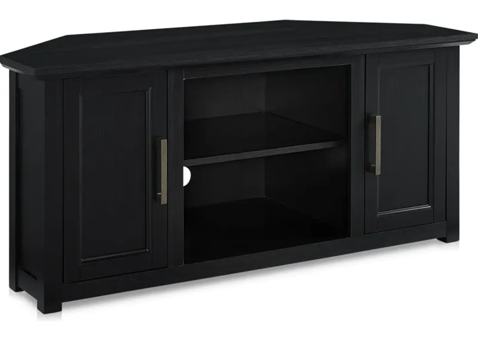 Lucas 48” Corner TV Stand - Black