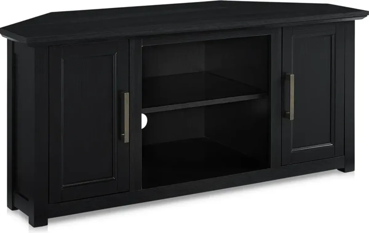 Lucas 48” Corner TV Stand - Black