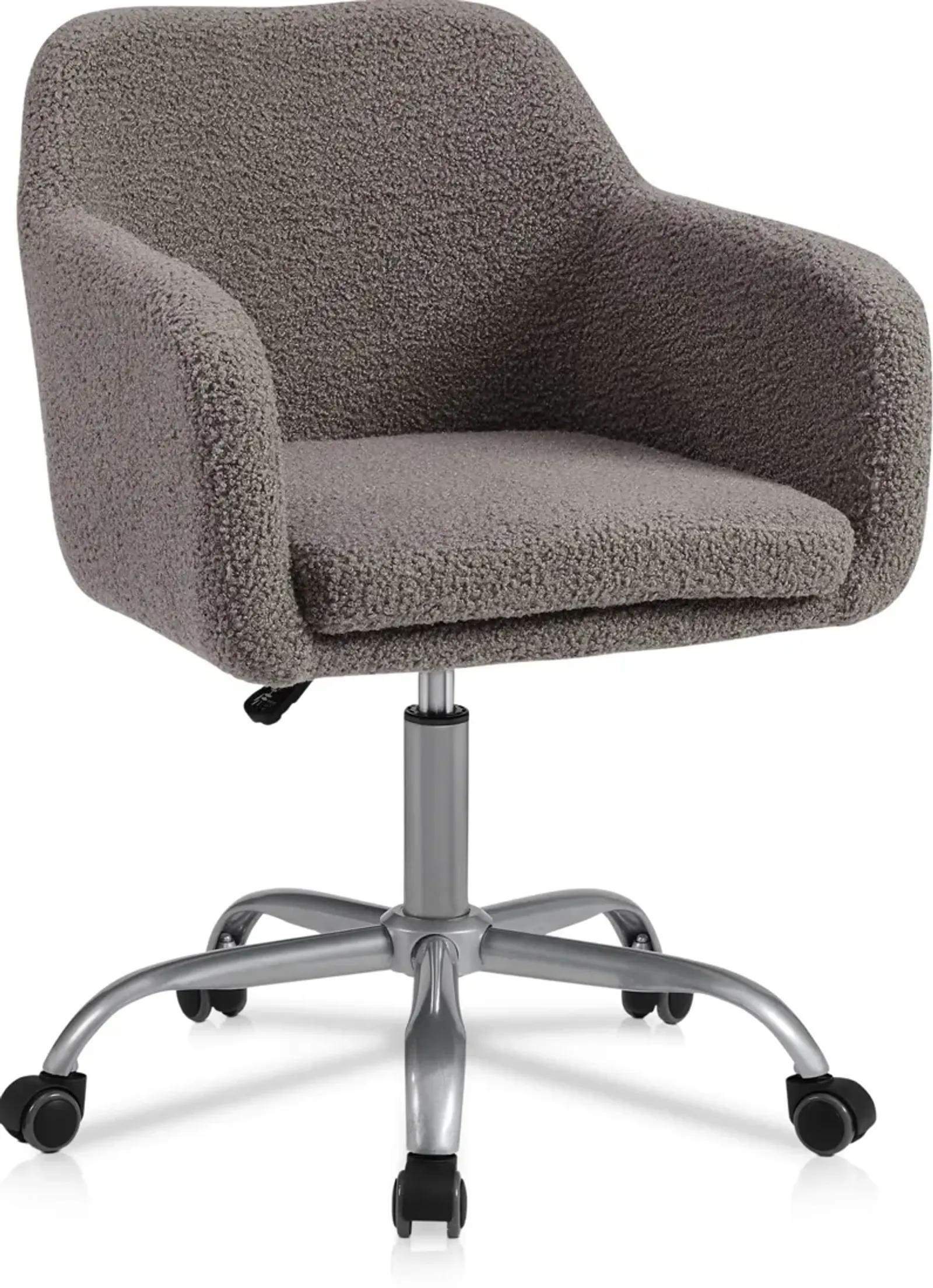 Kimika Office Chair - Gray Sherpa