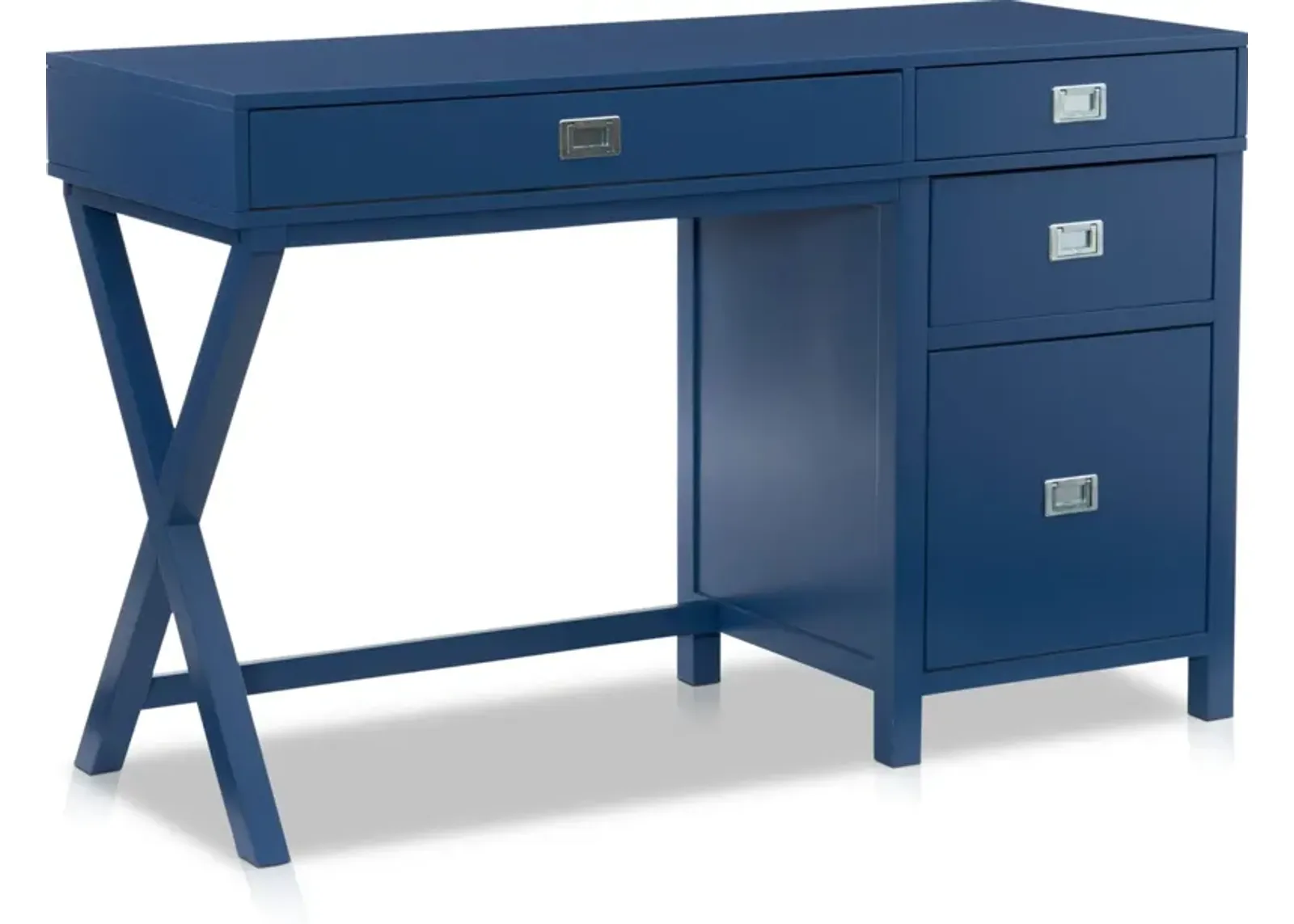 Shelby Storage Desk - Navy