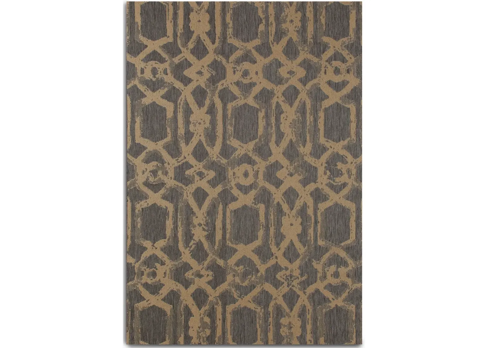 Bolster Indoor/Outdoor 6' X 9' Area Rug - Gray