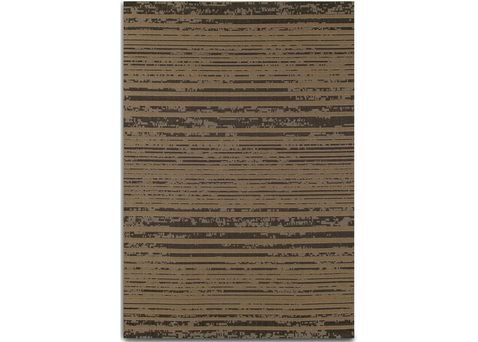 Blurred Indoor/Outdoor 4' X 6' Area Rug - Beige