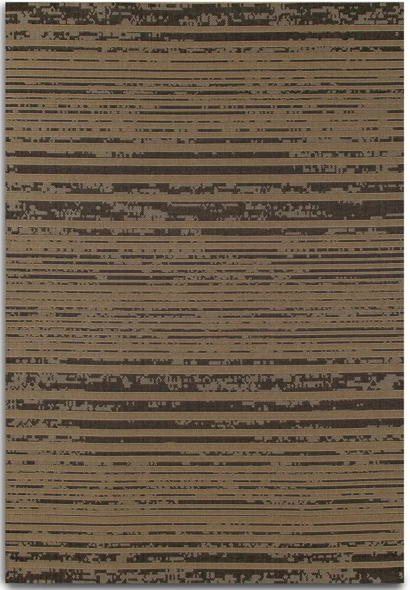 Blurred Indoor/Outdoor 4' X 6' Area Rug - Beige