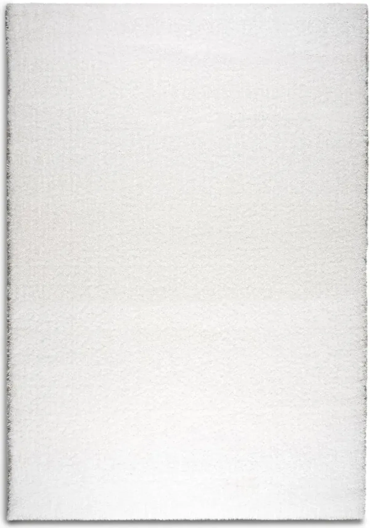 Shag 5' X 7' Area Rug - White