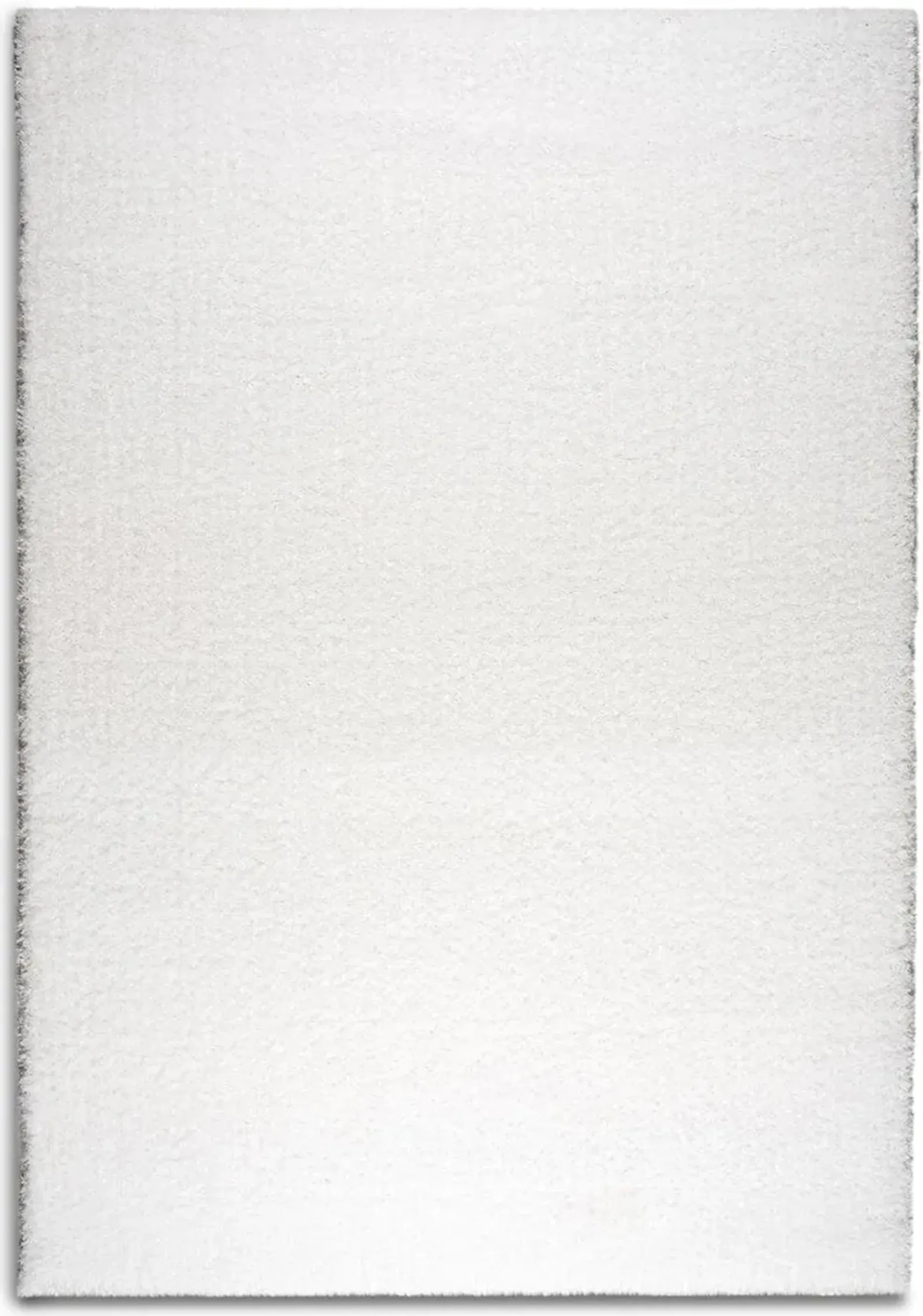 Shag 5' X 7' Area Rug - White