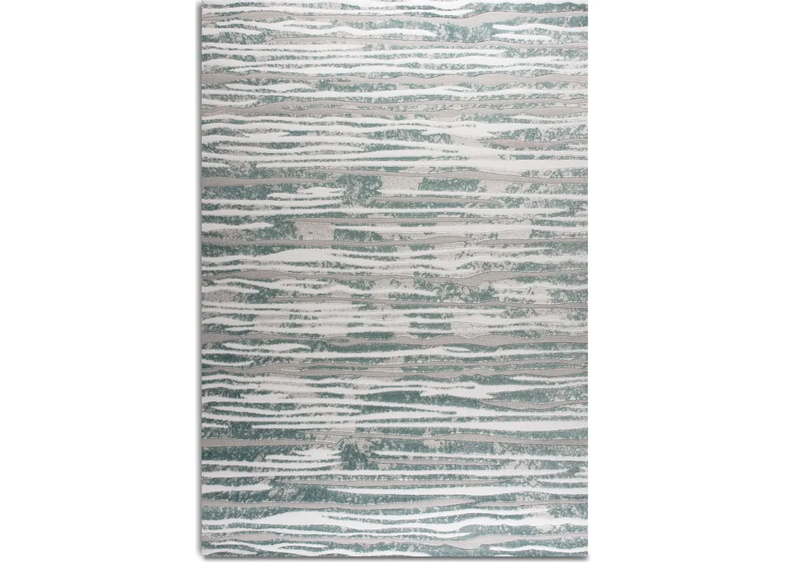 Tabby Stripe 5' X 8' Area Rug - Blue and Gray