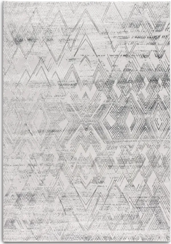 Geo 5' X 8' Area Rug - Gray