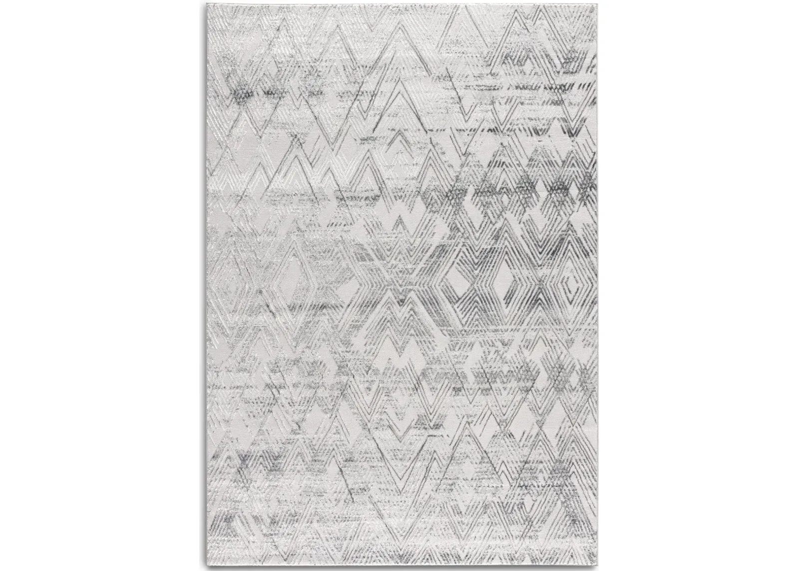 Geo 8' X 10' Area Rug - Gray