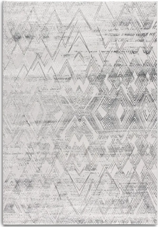 Geo 8' X 11' Area Rug - Gray