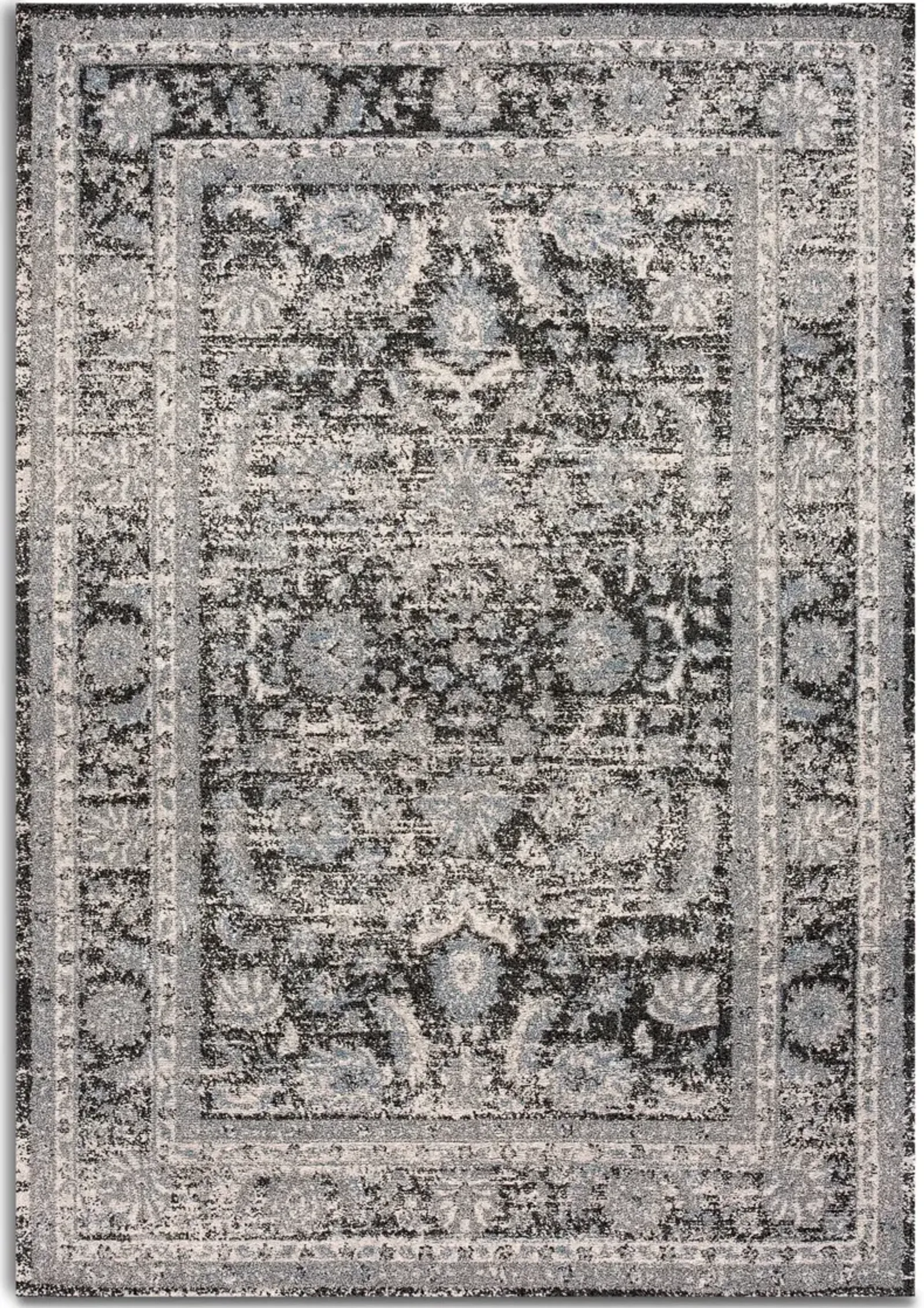 Bound 8' X 10' Area Rug - Gray and Black