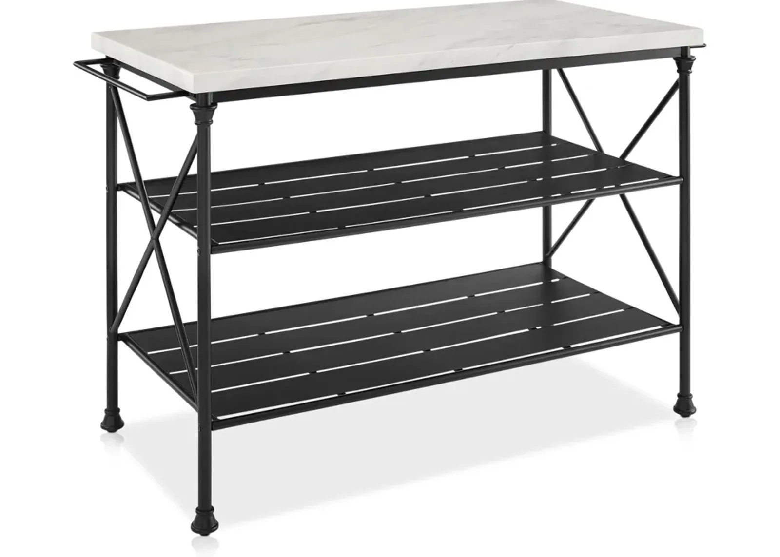 Izzy Kitchen Island - Marble Top