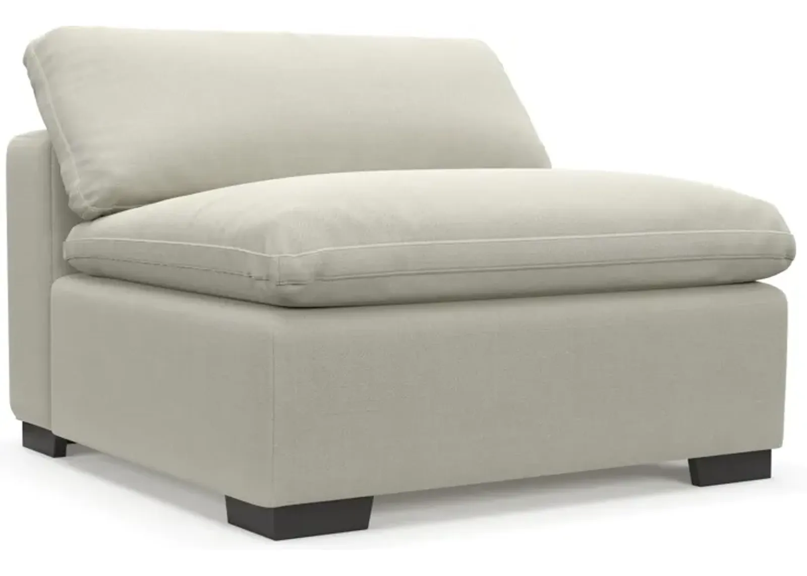 Plush Core Comfort Armless Chair-Anders Ivory