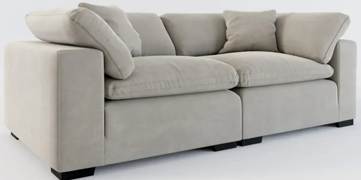 Plush Core Comfort 2-Piece Sofa - Abington Fog